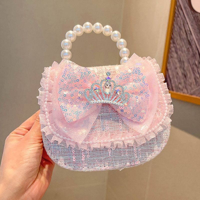 1 de junio regalo de la princesa de Estonia bolsos de hombro bolsos de niños lindos bolsos de hombro de moda bolsos de perlas para niñas
