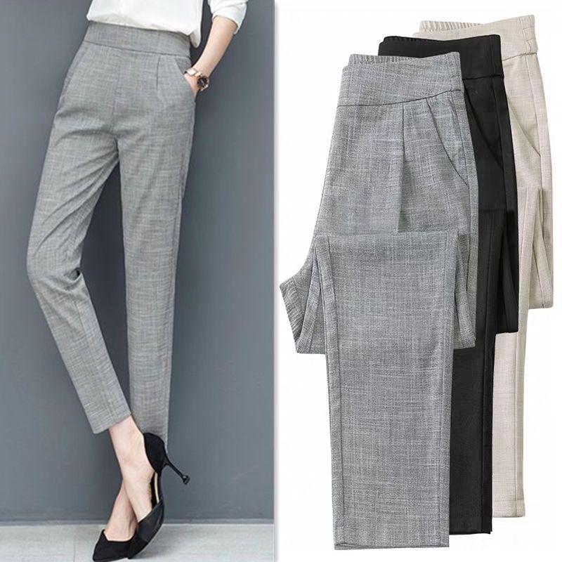 Women's Slim Casual Thin Suit Feet Pants - Image 2