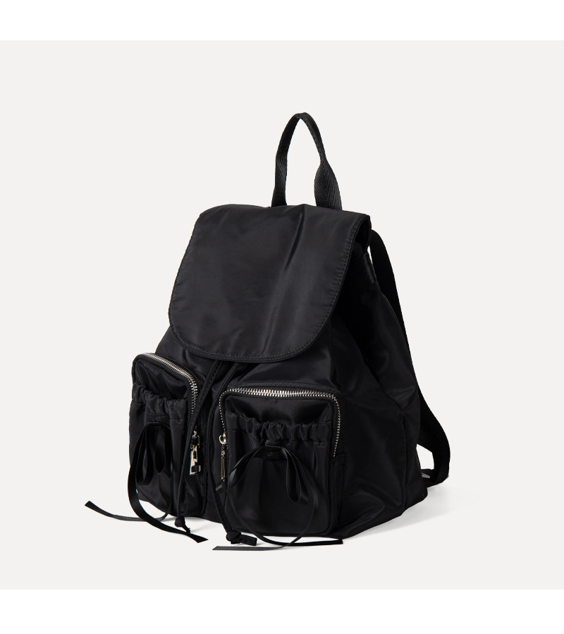 Niedlicher Nylon Rucksack Mit Schleife Für Damen Und Reise_voghion.com