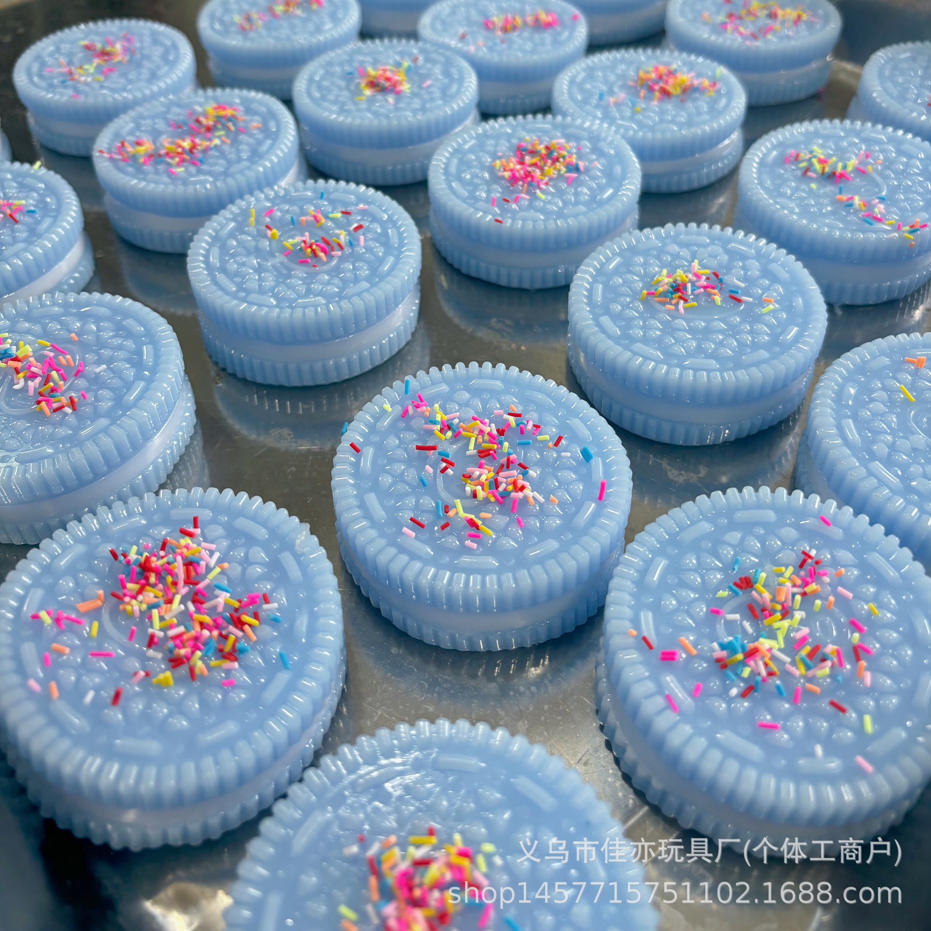 오레오 쿠키 블루 캔디