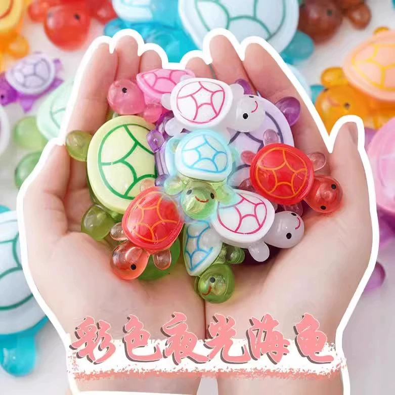 Сетка красная маленькая черепаха та же светящийся смола черепаха мультфильм diy украшения подвеска Yiwu украшения оптом