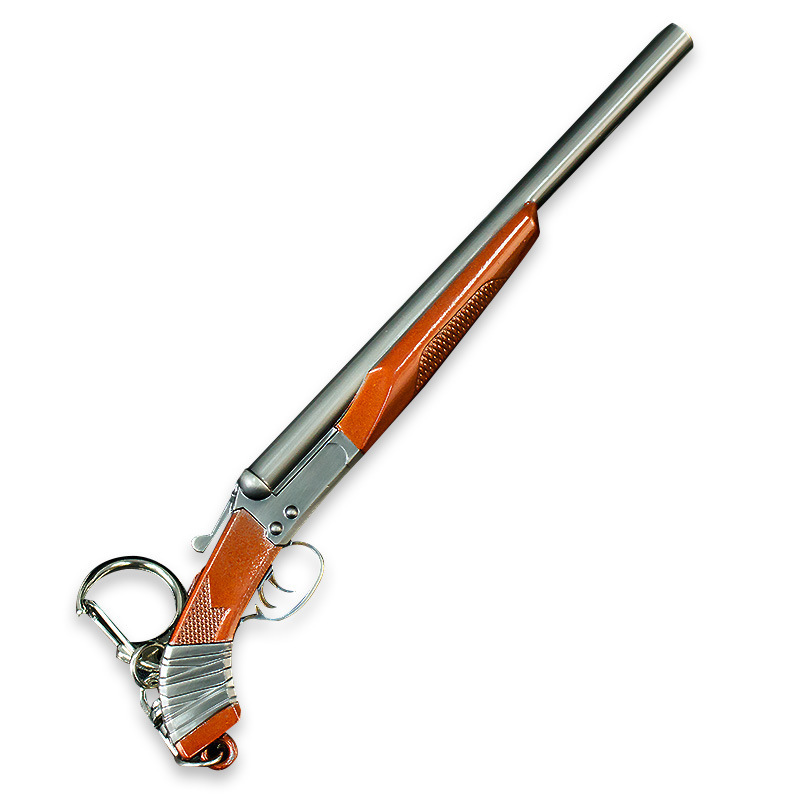 Peace Elite フィギュア武器 15 センチメートル二重管モデル合金おもちゃチキン小道具と機器ゲーム周辺ペンダント|undefined