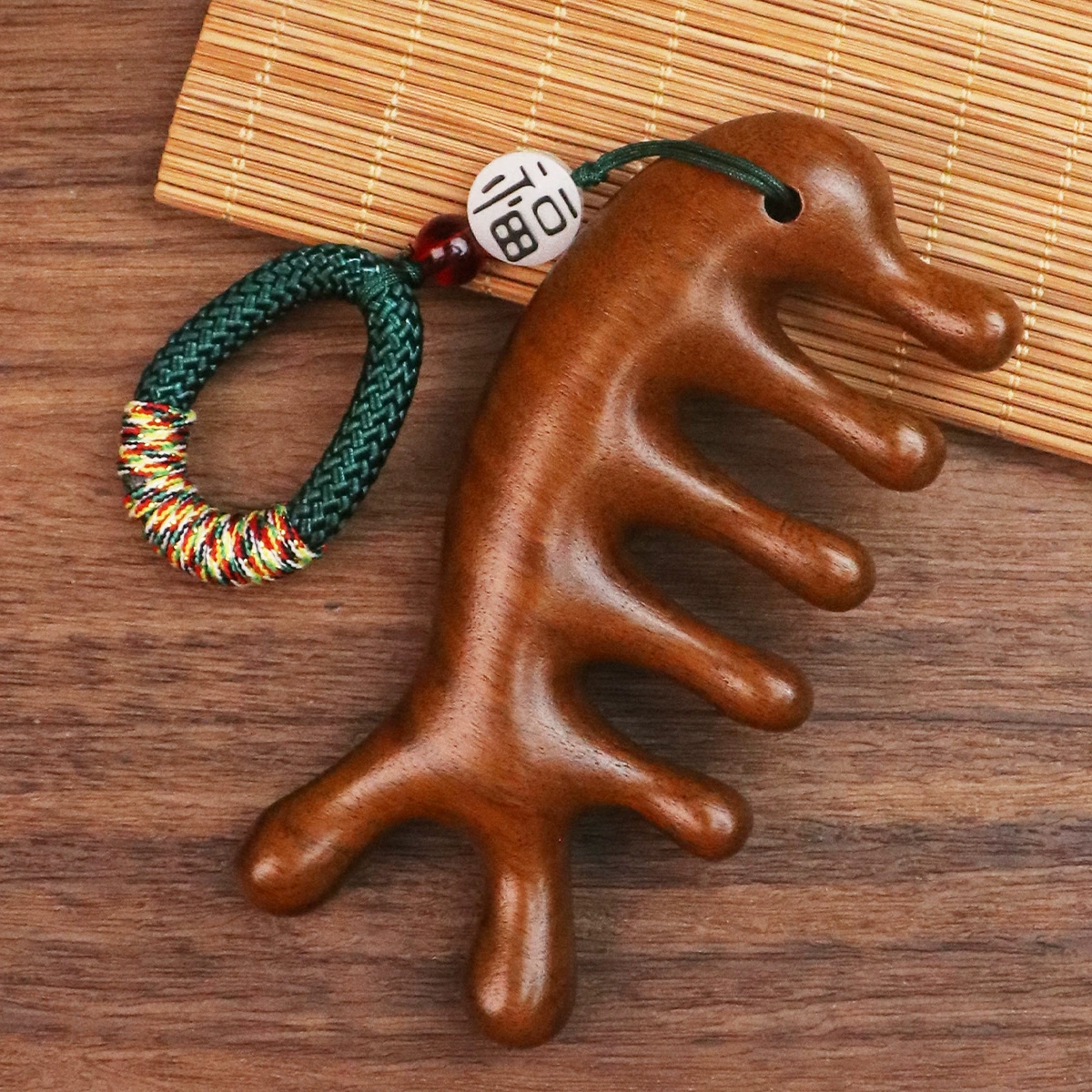 Massager sandalwood, universal brush, gift box
