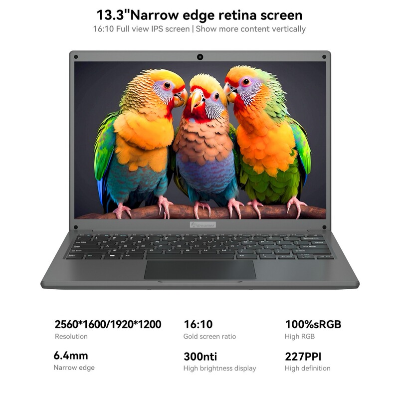 New Products in Stock Wholesale Laptops Thin and Light Business Office Portable Laptops Cross-Border Hot Selling 2K Screen