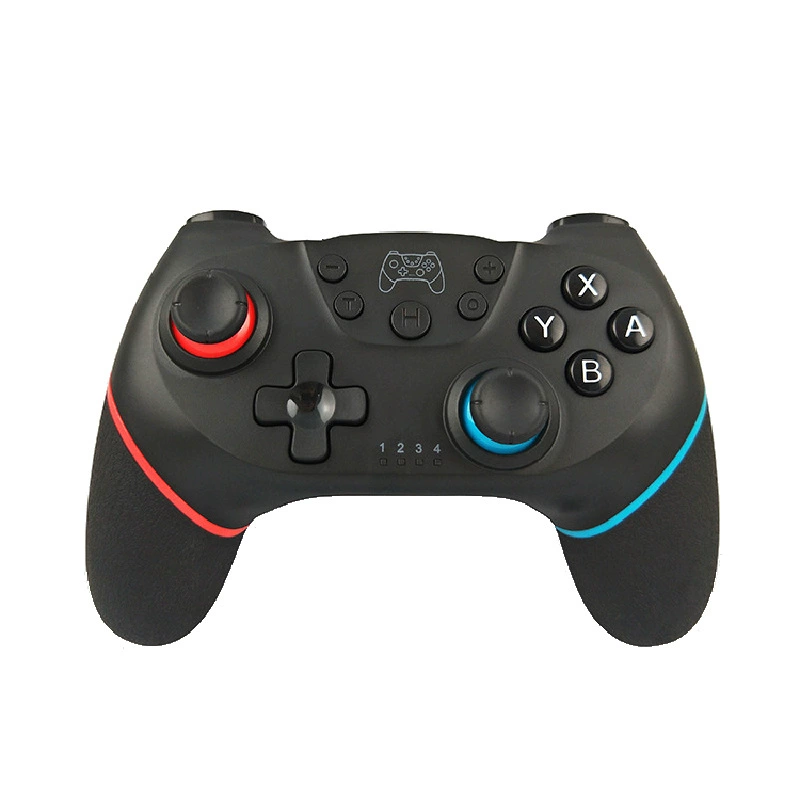 Беспроводной игровой контроллер для Switch с функцией скриншота, вибрацией, шестияксельный с гироскопом и акселерометром, для PC, Bluetooth, черный