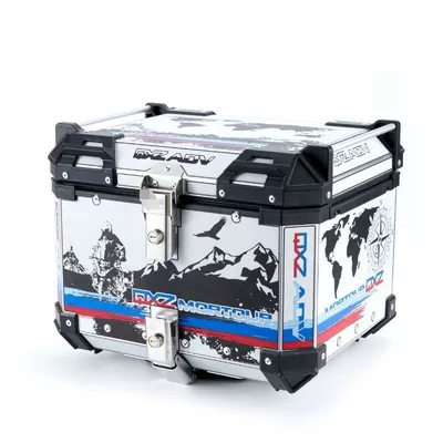 Motorcycle Rear Trunk, Electric Vehicle Trunk, Scooter Aluminum Alloy Trunk, Takeaway Insulated Box, Tool Box
