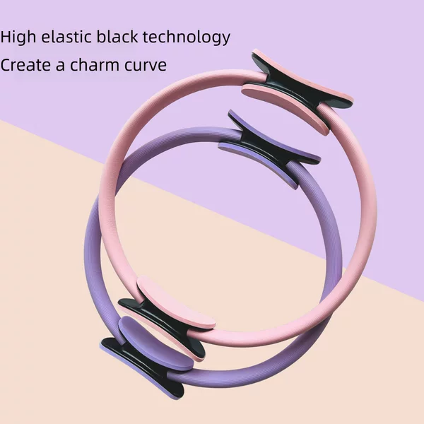 Cross-Border Supply of Pilates Circle, Fiberglass Resistance Circle, Yoga Slimming Circle, Slimming Leg Pelvic Floor Muscle Repair Trainer