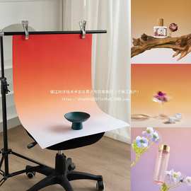 背景板静物果汁拍摄原创产品摄影护肤品背景纸渐变双面拍照化妆