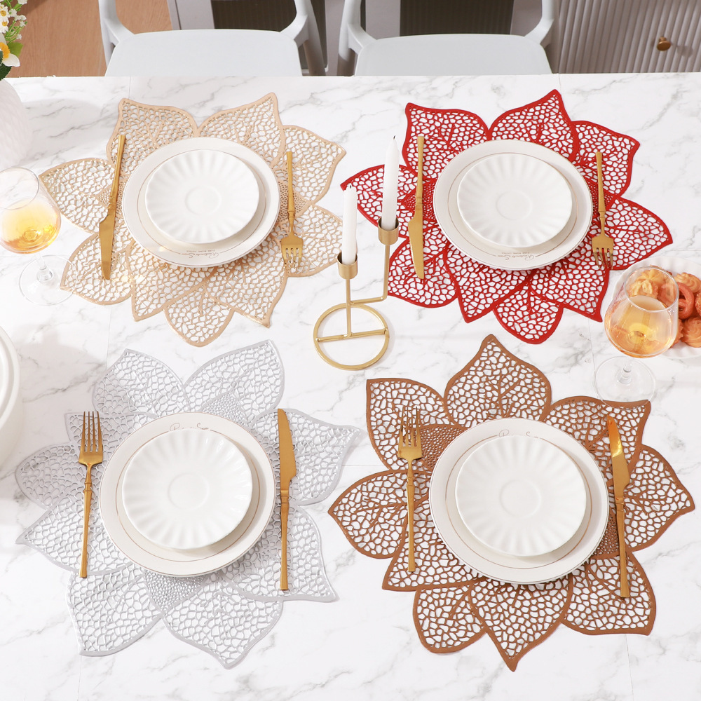 Elementos de primavera patrón de flores de PVC estampado