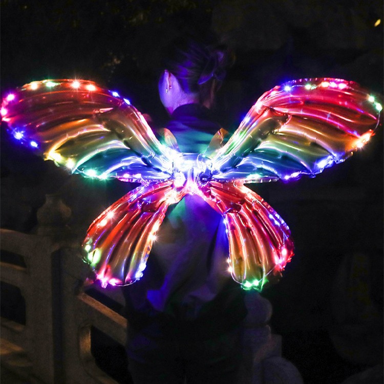 Butterfly inflatable wings balloon birthday party atmosphere arrangement photo taking children toys birthday decoration street stall wholesale