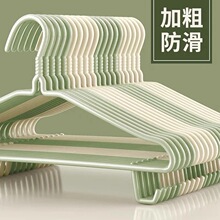 厂家批发加粗晾衣架成人防滑衣挂衣服撑子家用儿童无痕金属衣架
