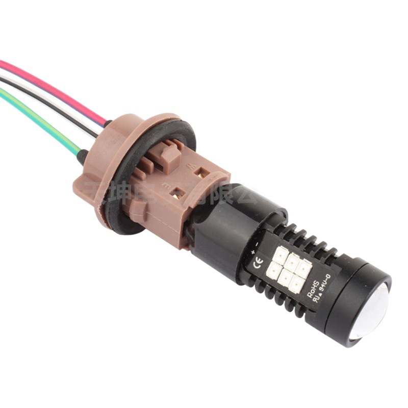 Coche LED luz de freno señal 1156 portalámparas 1157 socket T20T25t10 motocicleta conector