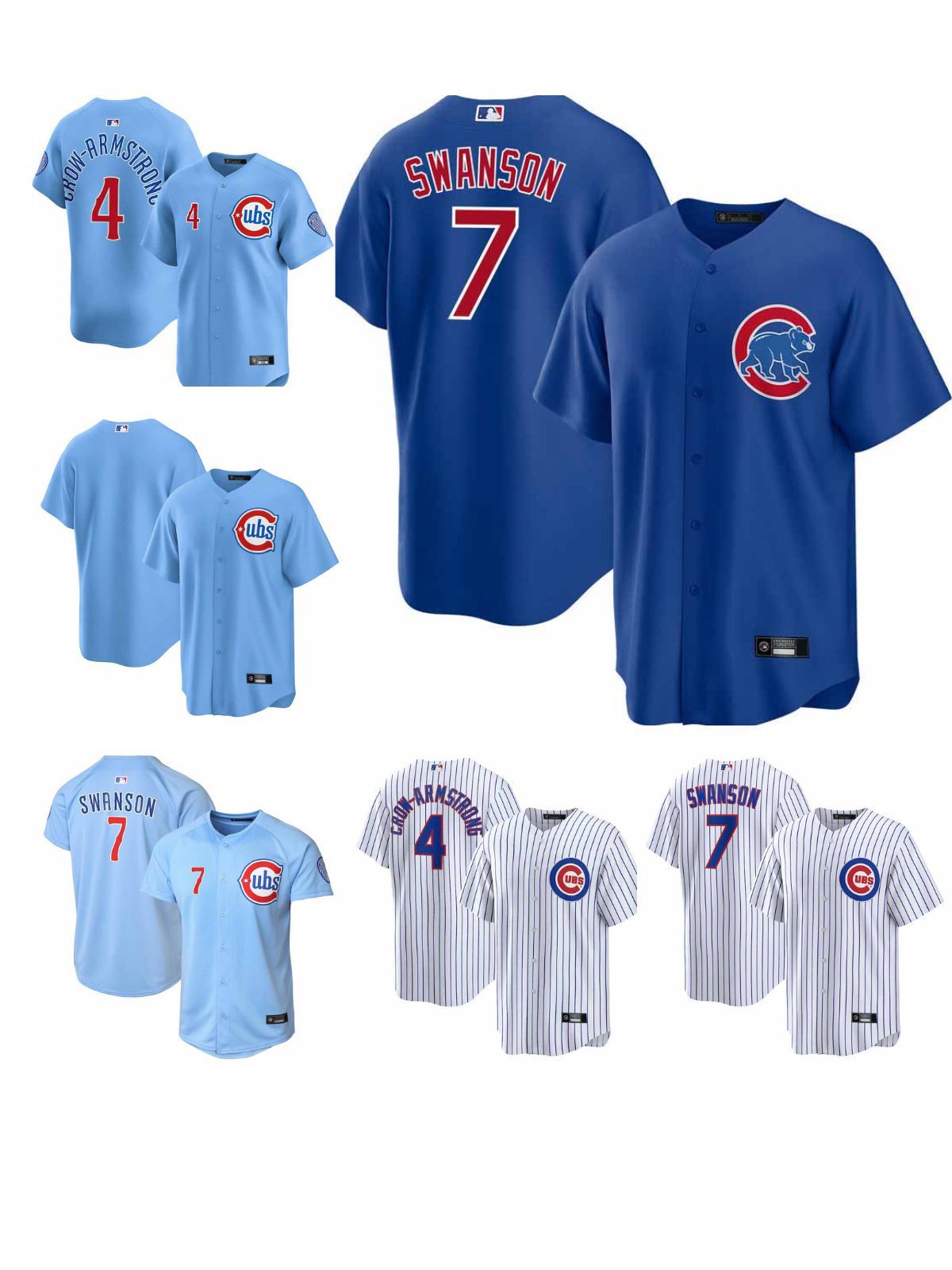 MLB short-sleeve baseball jersey Chicago Cubs (in stock)