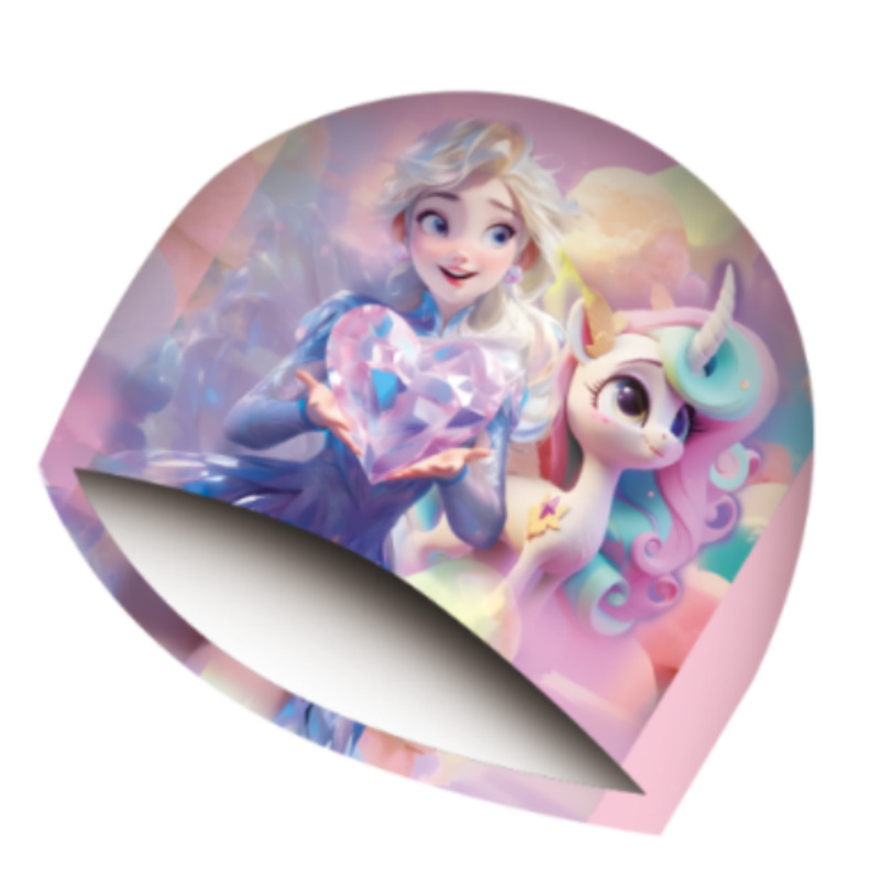 Comercio exterior sombrero de baño sombrero de dibujos animados traje de baño. Seco rápido transpiración piscina impermeable portátil para niños nuevo