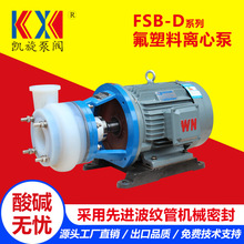 FSB-D氟塑料合金离心泵 次氯酸钠加药泵 卧式单级泵 酸洗废水泵