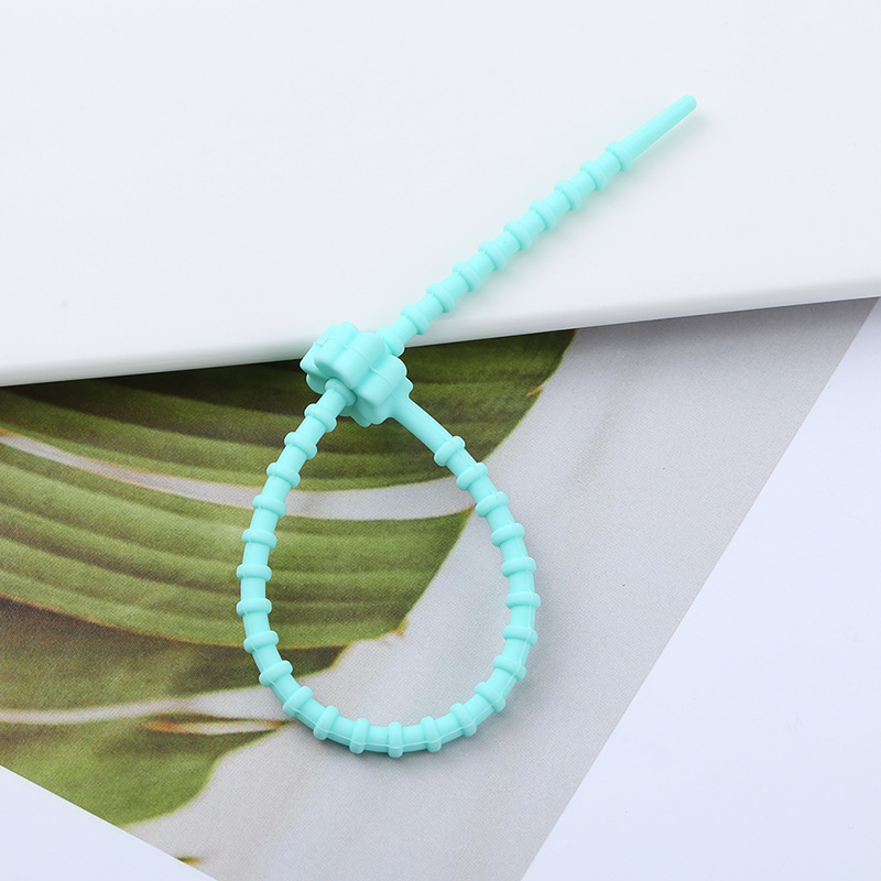 Colorido silicona cinta llavero cuerda DIY muñeca juguete cordón auricular cable de datos Cable de almacenamiento y acabado cinta