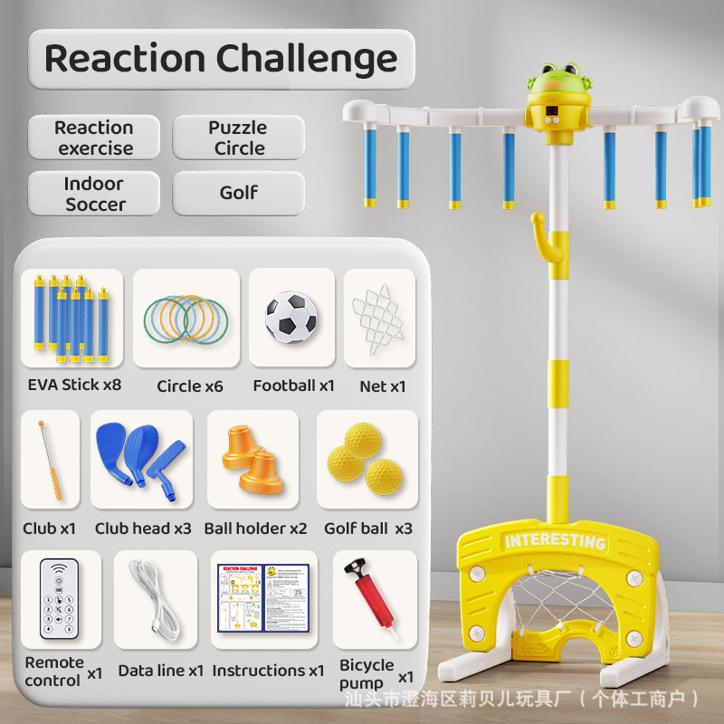 Máquina de agarre de palo de concentración para niños, problemas oculares, máquina de agarre rápido, equipo de entrenamiento de integración sensorial, versión de iluminación interactiva entre padres e hijos, juguetes