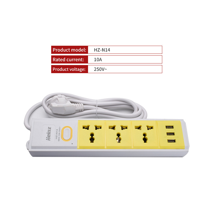 Jack multifuncional africano multipropósito tres cuatro cinco 345 filas de color mezclado multi-USB enchufe de fila de carga