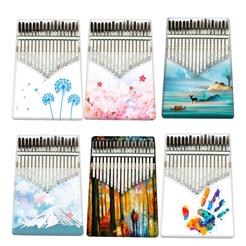 kalimba卡林巴17音拇指琴手指琴五指琴手指钢琴外贸跨境工厂代发