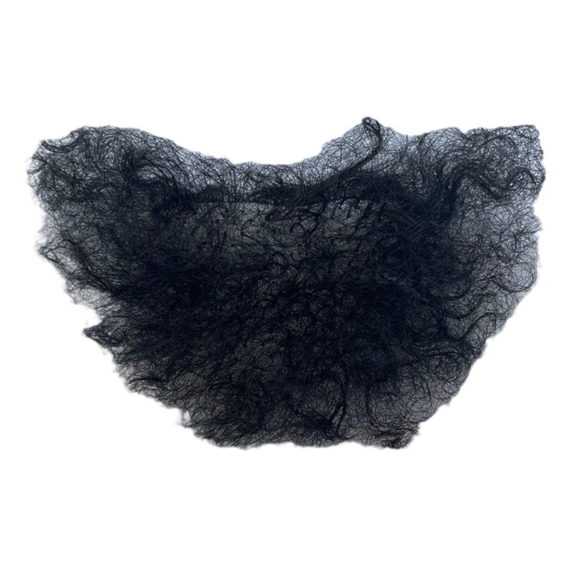 En stock pegatinas de pelo púbico falso muestra masculina femenina simulación muñeca de silicona cuerpo pelo ceja barba natural invisible transpirable pegatinas de pelo