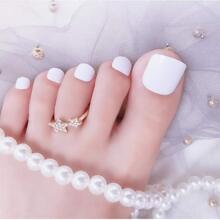 24Ƭ��ɫ��ɴ������׳�Ʒ�����_ֺ�׼�Ƭ��ָ���_ָ��toe nails