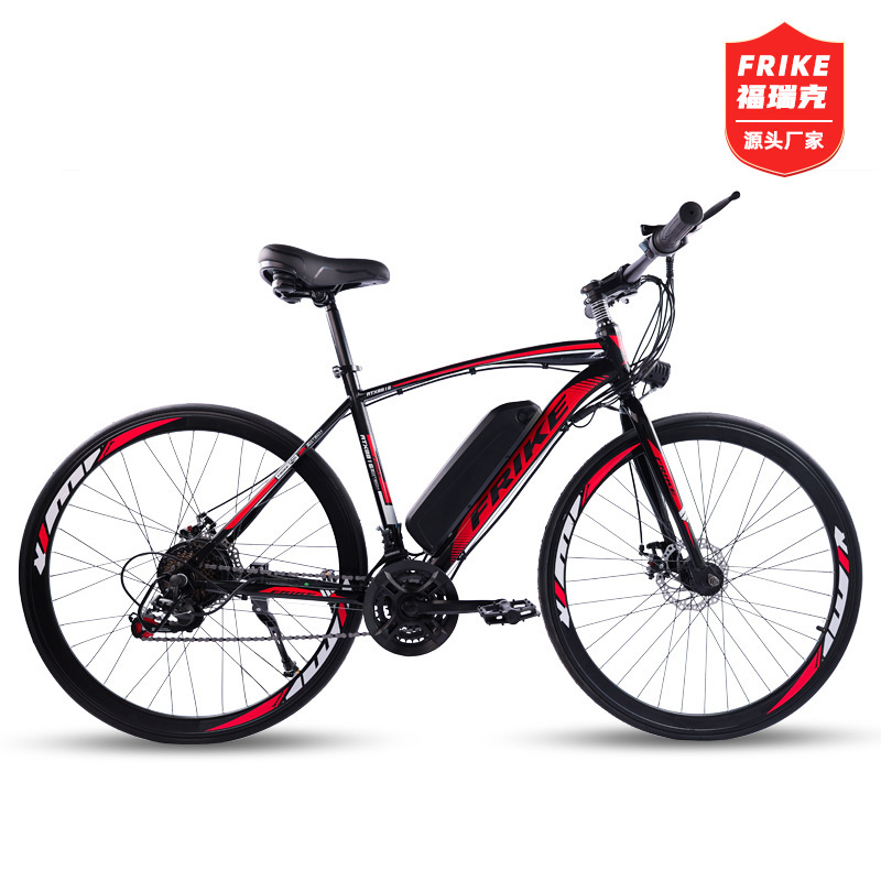 SOURCE Factory electric power mountain bike 700C Lithium electric road bike disc brake off-road variable speed commuter