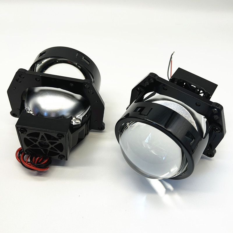 3 pulgadas de una sola taza de alta definición lente láser LED faro de luz alta y baja