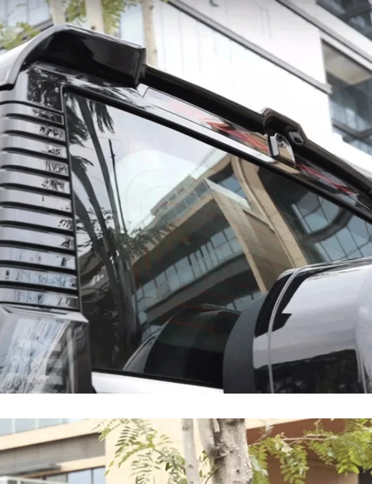 Applicable to Jietu Traveler/Shanhai T2 Tail Special Vehicle Top Wing Modified Fixed Wind Wing Exterior Rear Spoiler Accessories