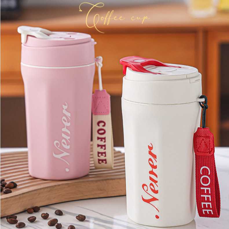 High-Quality Coffee Cup, Double-Layer Glass Cup for Home Use, Portable Water Cup, Cola Cup, Light Luxury Gift Cup, Wholesale