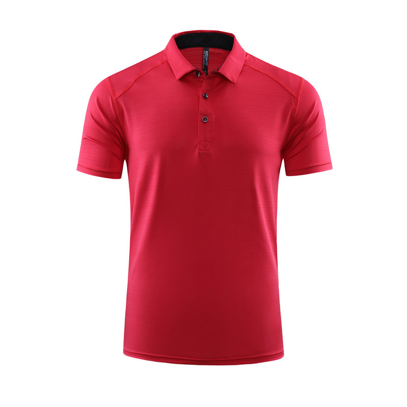 Camiseta deportiva de secado rápido, polo de manga corta para hombre, top de verano para correr, uniforme de equipo de entrenamiento de gimnasio elástico para mujer, informal y versátil