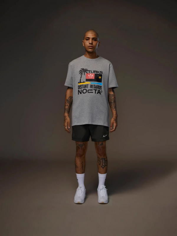 25SS 高品質 NOCTA 連名春夏ラウンドネック男女兼用純綿半袖トップスアウトドア Tシャツ|undefined