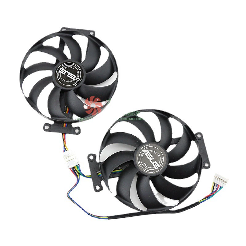 Совместимый вентилятор для видеокарт ASUS GTX1660 / 1660Ti / Super / RTX 2060 / 2070, модель FDC10H12S