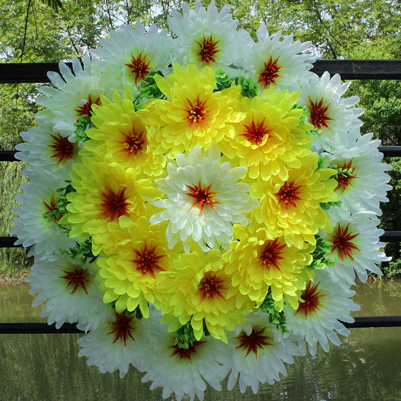 50 cm chrysanthemum wreath