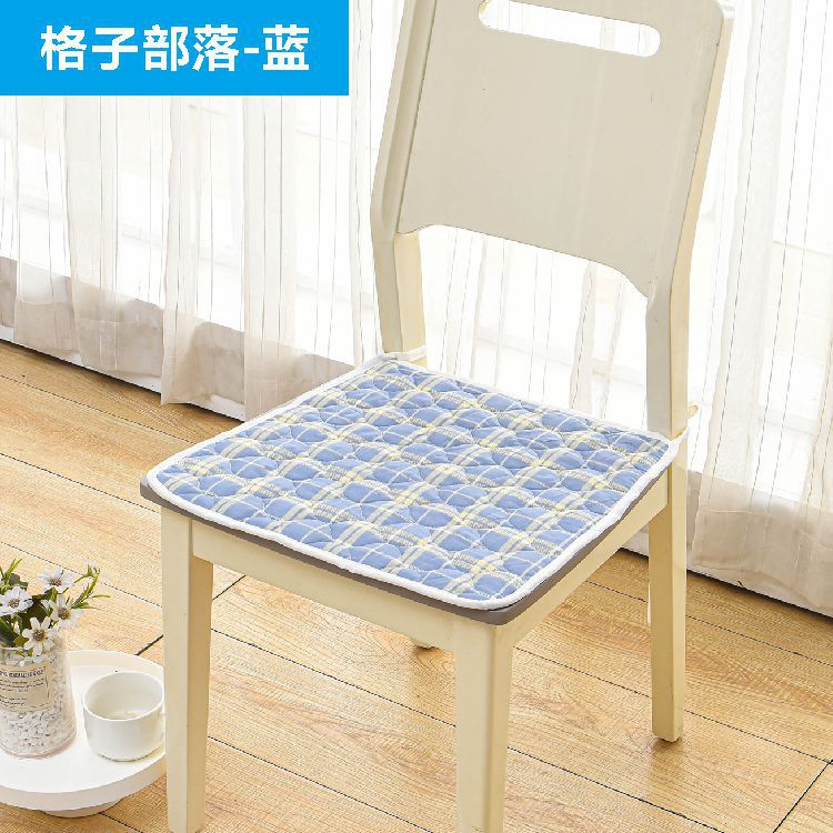 체크무늬 부족 블루