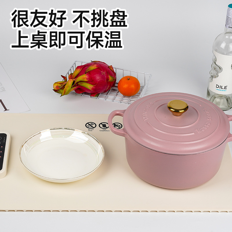 スマートシリコン加熱および断熱ボード用のクロスボーダー温めまな板、多機能食事マット、ホットディッシュマット、折りたたみボードのカスタマイズ|undefined