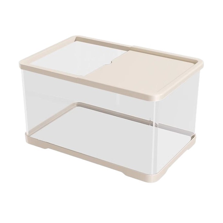 Fábrica de tanques de peces para suministrar un nuevo tipo de pequeño hogar de sala de estar paisajismo conjunto completo de cilindro de agua ecológico con cubierta de mesa transparente image 6