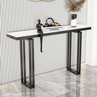 Modern porch table table against the wall living room entrance hall porch partition family entry against the wall narrow table table table against the wall porch