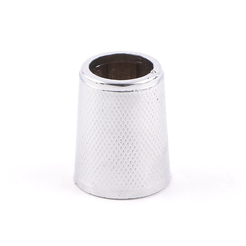 Wholesale 4 min shower shower tube plastic cone nut PVC tube horn electroplated bright chrome maternity washer ball cap