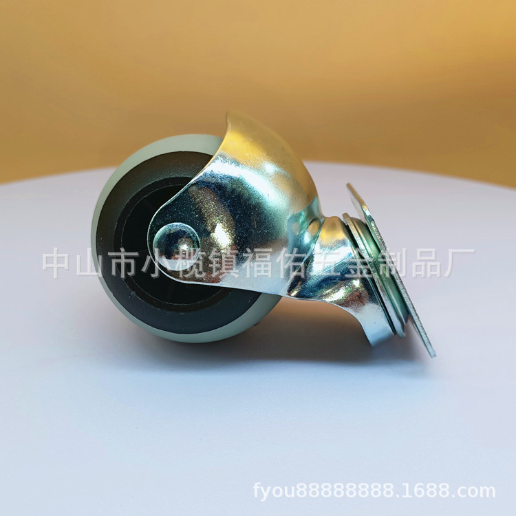 1.5/2寸平底万向轮球形静音丝杆轮地球轮医疗家具茶几五金件脚轮