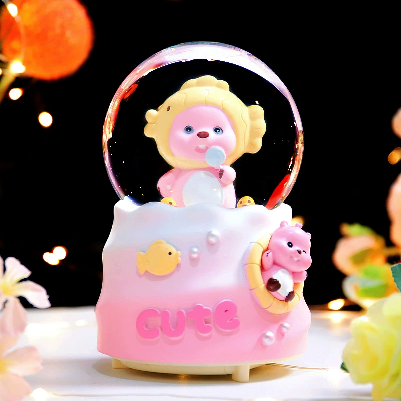 Starry sky, music box, rotating night light, new collection