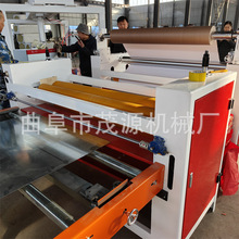 自带背胶加热复合机 水性胶涂胶覆膜机 镀锌钢板贴膜机