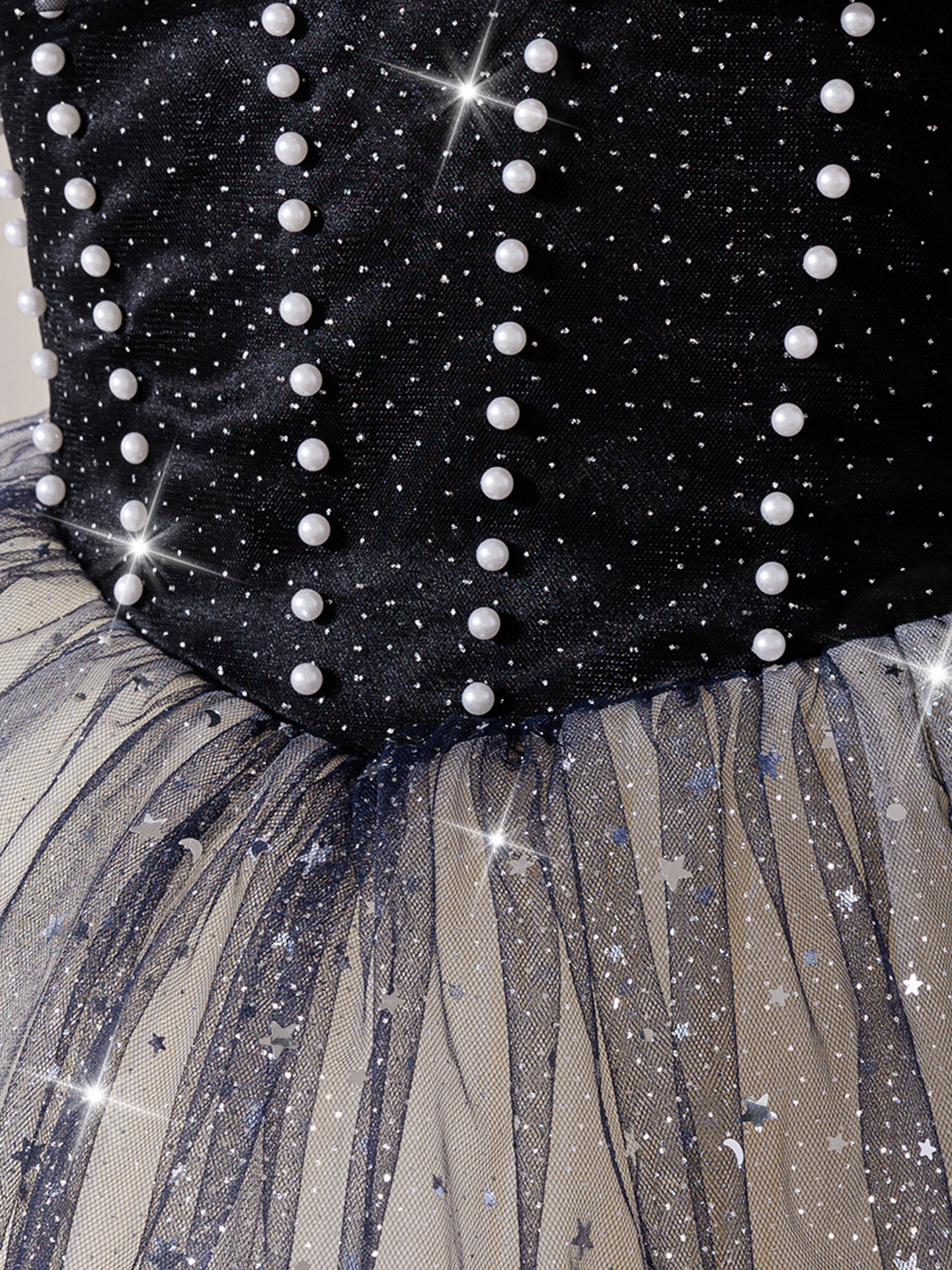 Ropa de nicho lujoso nicho de alta gama vestido de princesa niño pequeño anfitrión de competición de piano tocando vestido de desfile