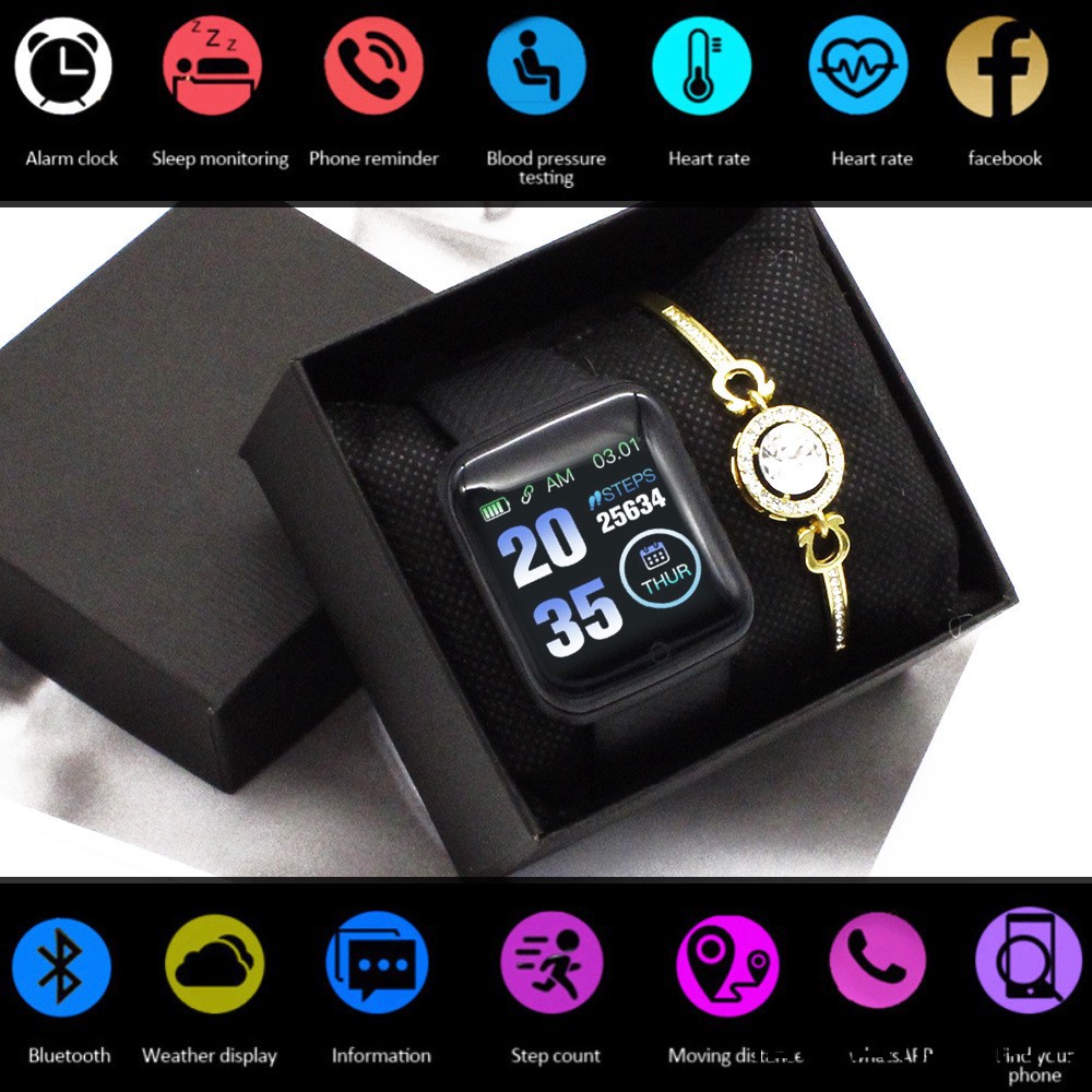 Women's watches female Bluetooth Sports smart watch suit wholesale student Watch wristwatch