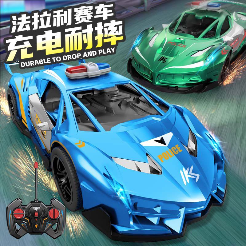 Control remoto coche de carreras de deriva recargable de alta velocidad coche de control remoto eléctrico coche de juguete para niños niños niños 3 - 6 años