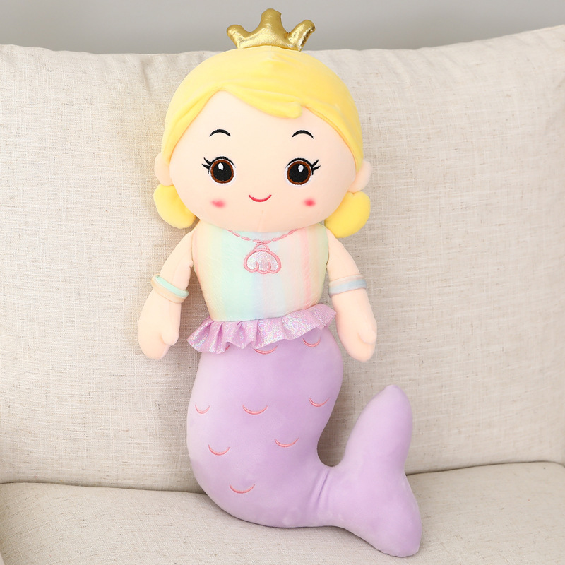 Sirena almohada muñeca princesa muñeca muñeca de peluche muñeca regalo para niños muñeca pacificadora muñeca cama