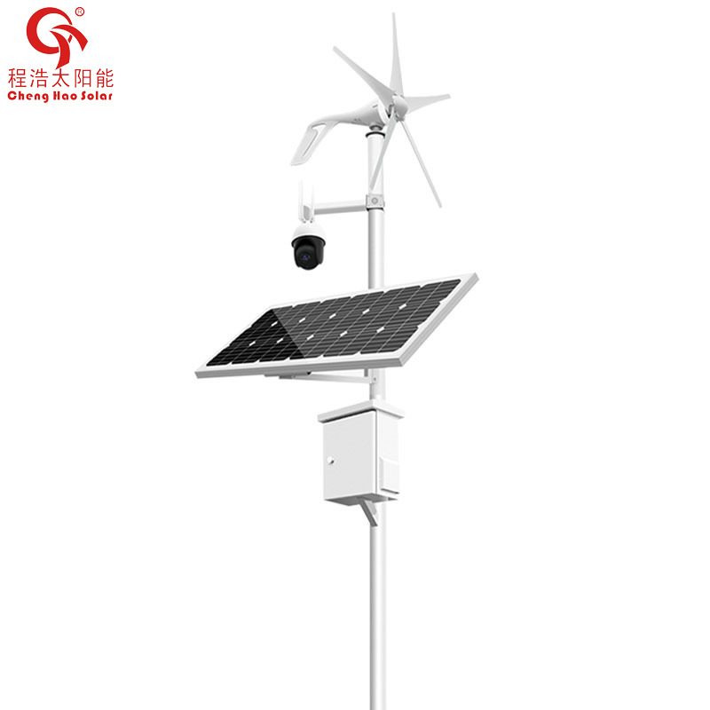 太阳能监控摄像头太阳能供电设备风光互补发电系统离网发电