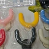 U-shaped suction cup shoe rack [mixed color]