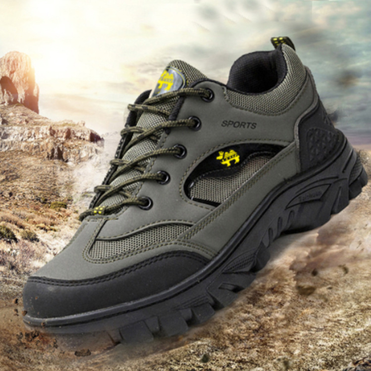 Sports Shoes for Men, New Spring and Autumn Hiking Shoes, British Style Versatile Travel Shoes, Running Shoes, Large Size Men's Shoes, Manufacturer Customization