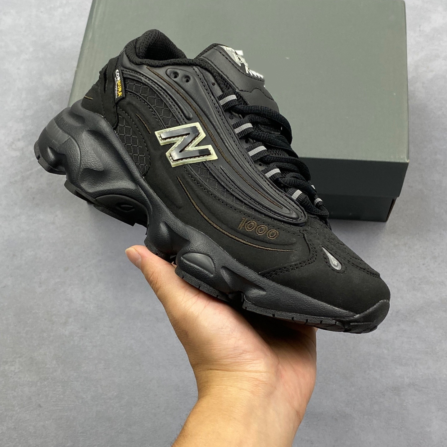 Putian zapatos comercio exterior NB1000 altura de suela gruesa zapatos deportivos para correr zapatos casuales retro zapatos para correr