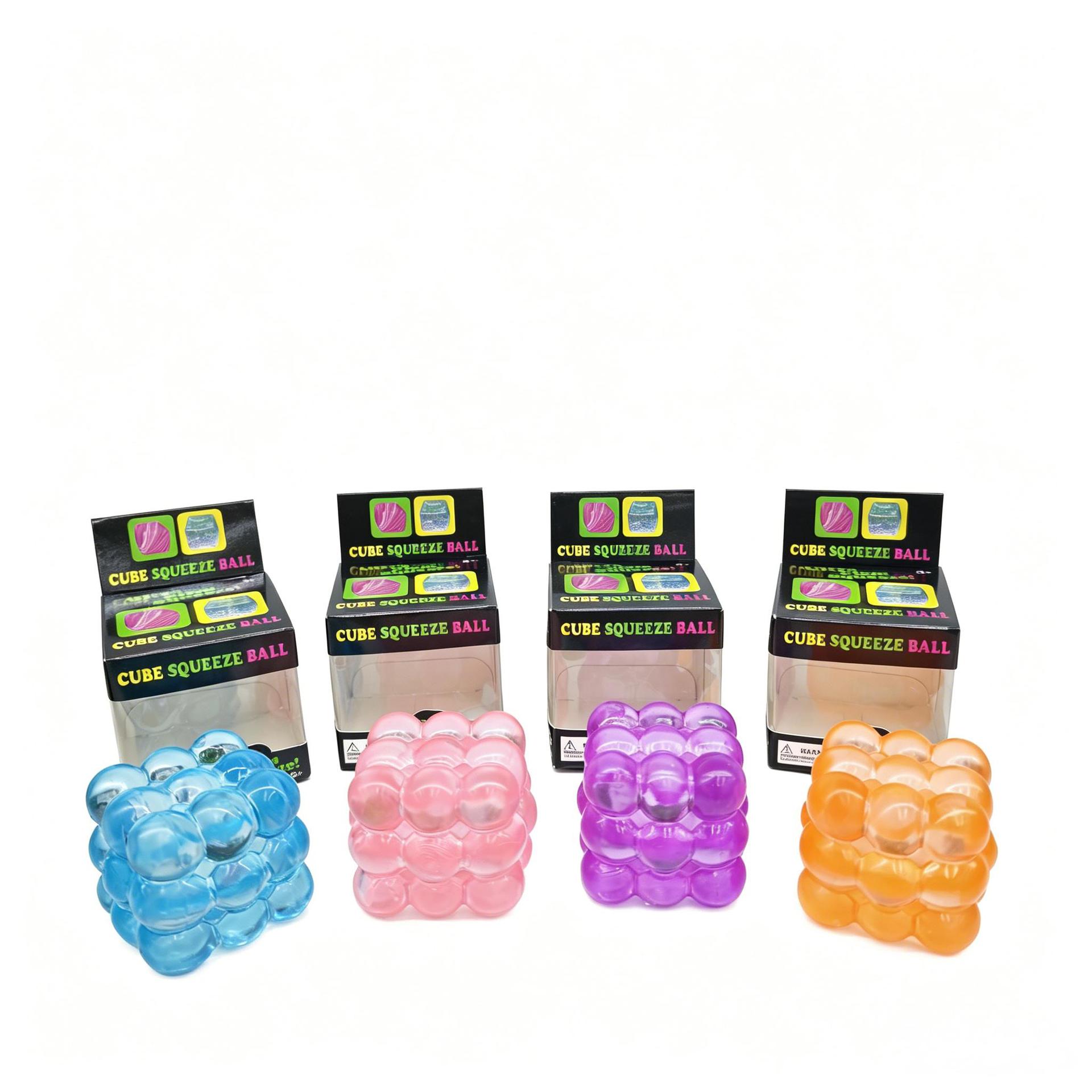 Pelota Antiestrés Sensorial con Purpurina de TPR para Alivio de Estrés
